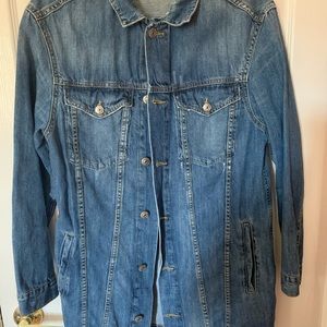 Oversized denim jacket